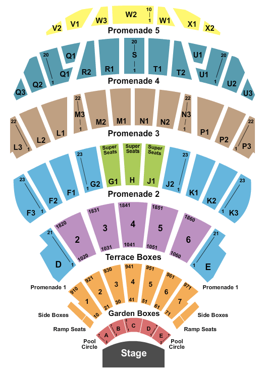 Hollywood Bowl The Who Seating Chart